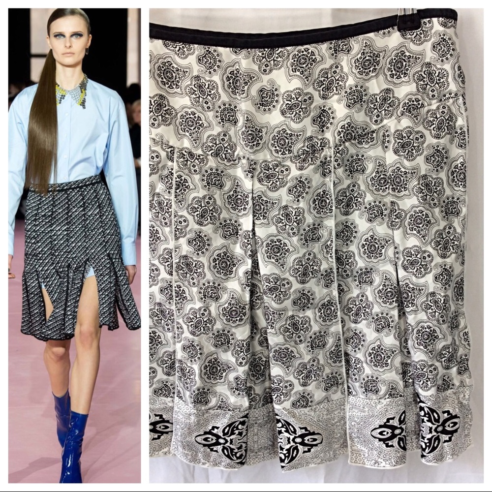 WHBM Silk Carwash Skirt